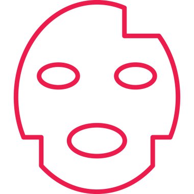 Maske. Web simgesi basit illüstrasyon