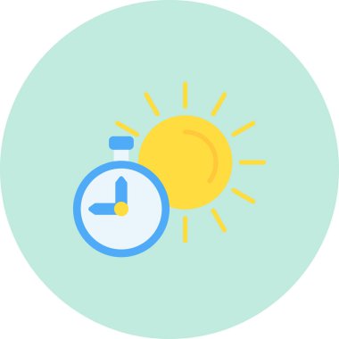 Güneş Simgesi Vektör illüstrasyonu