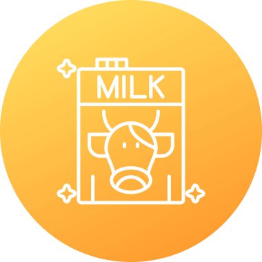 süt vektörü illüstrasyonu