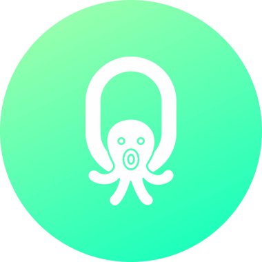 Benzersiz uzaylı vektör simgesi