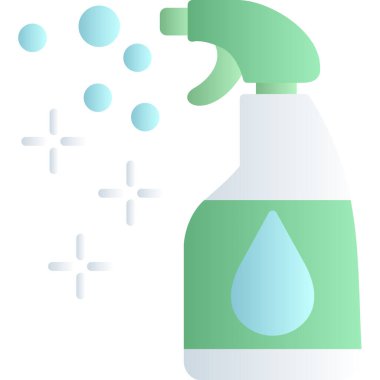 Sprey şişe. Basit tasarım çizimi