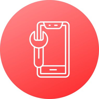 cep telefonu ikonu vektör illüstrasyonu