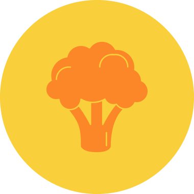 brokoli simgesi vektör çizimi