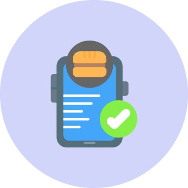 onaylanmış simge, vektör illüstrasyonu