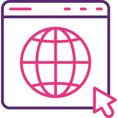 seo modern simgesinin vektör illüstrasyonu