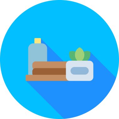 Bir sabun simgesinin vektör illüstrasyonu