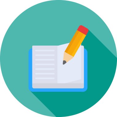 yazılı kağıt vektör simgesi