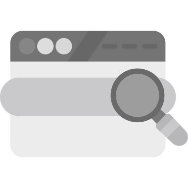 vektör Arama Simgesi illüstrasyonu