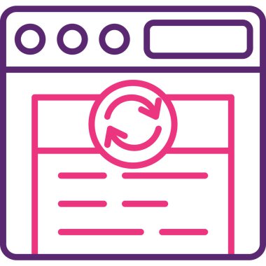 seo modern simgesinin vektör illüstrasyonu