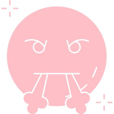 kızgın renk web simgesi, vektör illüstrasyonu