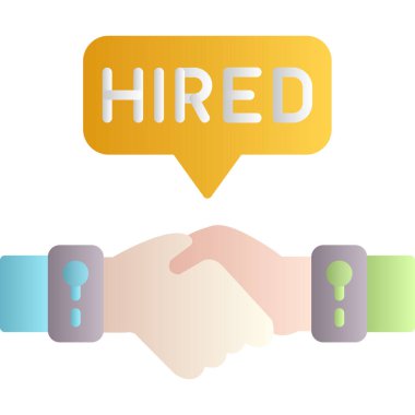 El sıkışma vektörü izometrik simgesi