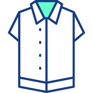 Gömlek. Web simgesi basit illüstrasyon