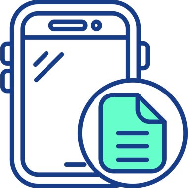 Telefon simgesi vektör illüstrasyonu