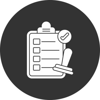 Moda biçimi izole edilmiş arkaplanda pano simgesi