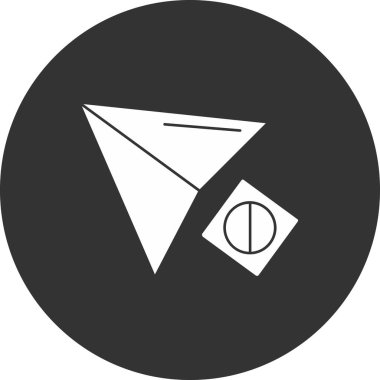 pusula ikonu vektör illüstrasyonu. vektör illüstrasyonu