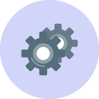 dişli simgesi vektör illüstrasyonu