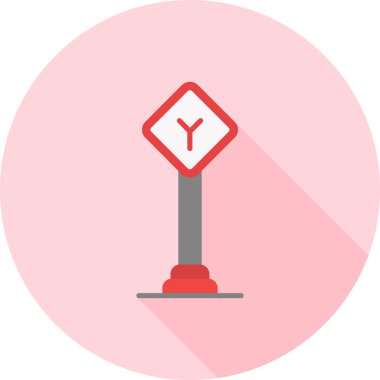 trafik işareti. vektör çizim