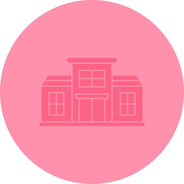 eşsiz ev vektör simgesi