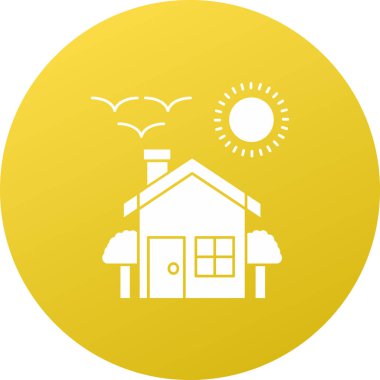 ev simgesi vektör illüstrasyonu