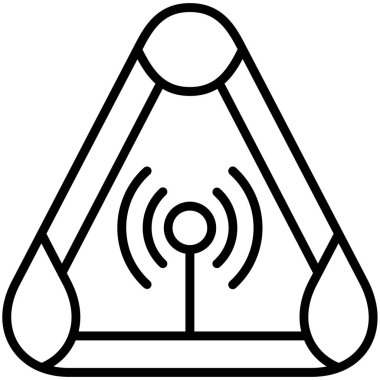 Uydu anten simgesi, özet biçimi