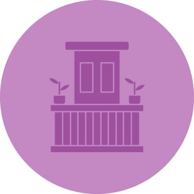 eşsiz sütun vektör simgesi