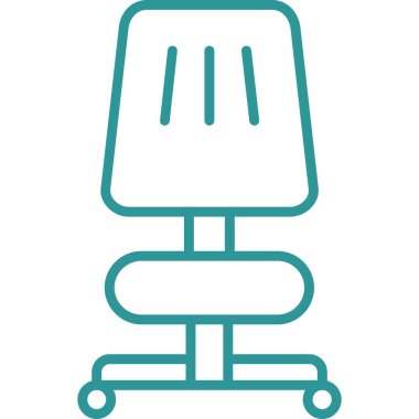 sandalye simgesi çizimi