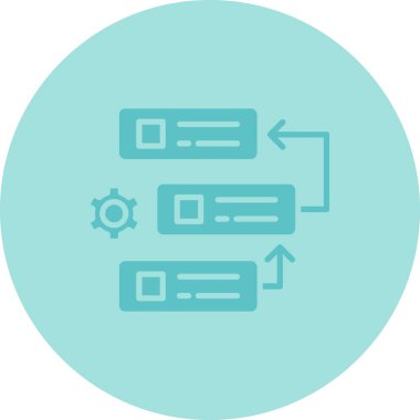 Ağ simgesinin vektör illüstrasyonu