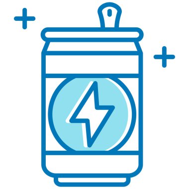 Bir elektrik simgesinin vektör illüstrasyonu