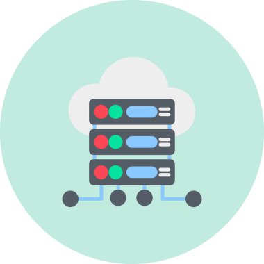 bulut veritabanı sunucu simgesi