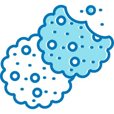 Kabarcıklar simge vektör çizim