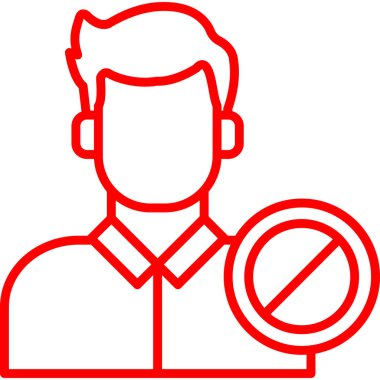 İş adamı simgesi vektör illüstrasyonu