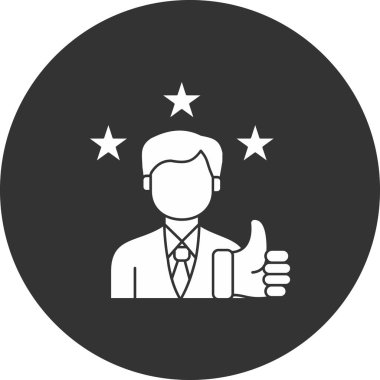 iş insanları simgesi vektör illüstrasyonu