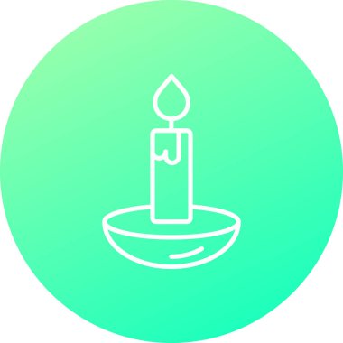 Mum simgesi vektör illüstrasyonu