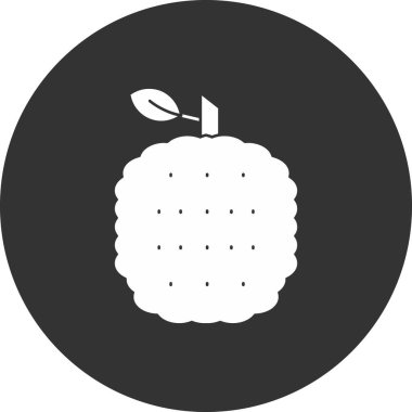 meyve ikonu vektör illüstrasyonu