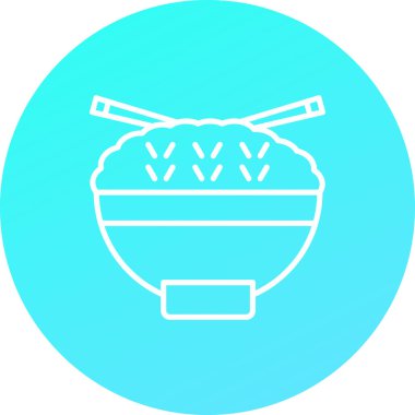 Bir yiyecek sepetinin vektör çizimi