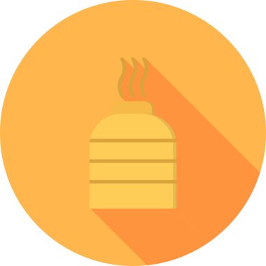 Yangın. Web simgesi basit illüstrasyon