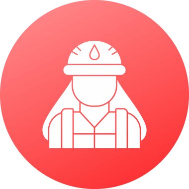 Benzersiz Miğfer Vektör Kabartma Simgesi