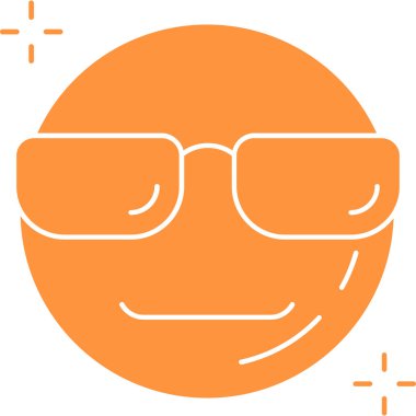 Mutlu yüz simgesi vektör tasarımı