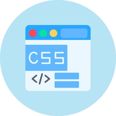 Web tasarım simgesi, vektör illüstrasyonu