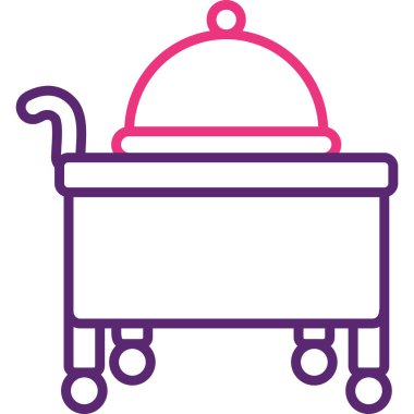 bebek arabası simgesi, basit tasarım