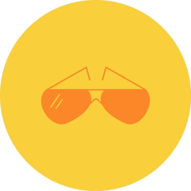 Güneş. Web simgesi basit illüstrasyon