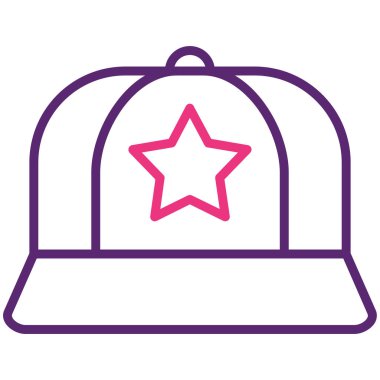 Yüzbaşı. Web simgesi basit illüstrasyon