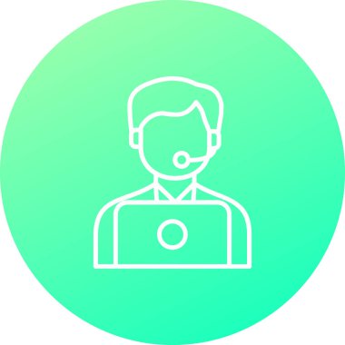 İnsan simgesinin vektör illüstrasyonu