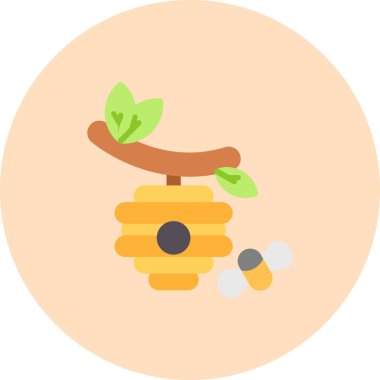 Arı kovanı bal simgesi