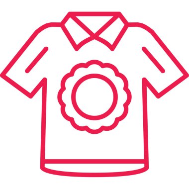 Gömlek. Web simgesi basit tasarım