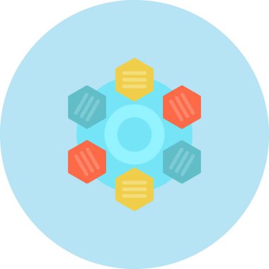 Seo simgesinin vektör illüstrasyonu