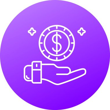 Dolar Simgesi Moda Biçiminde İzole Arkaplan