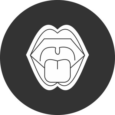 Bir dişin vektör çizimi