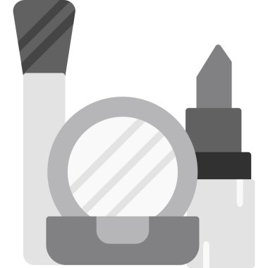 Makyaj fırça vektör çizim