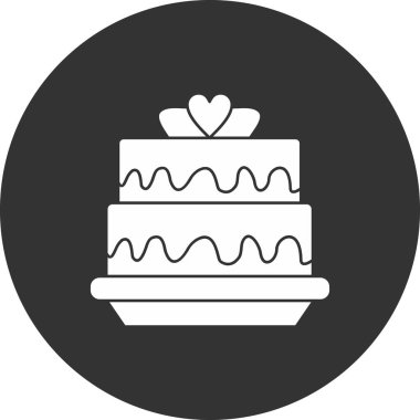 kek ikonu vektör illüstrasyonu